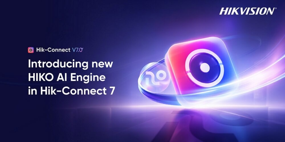 Bannière d'annonce Hikvision : le nouveau moteur d'IA HIKO dans Hik-Connect 7